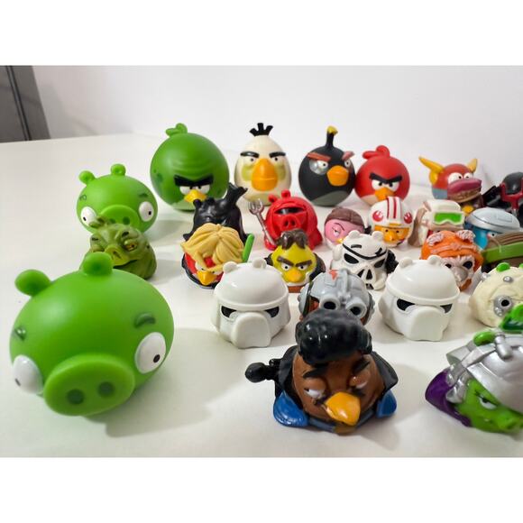 Angry Birds Star Wars Mini Bubble Head Figure Lot – 34 Figurines - Picture 5 of 10